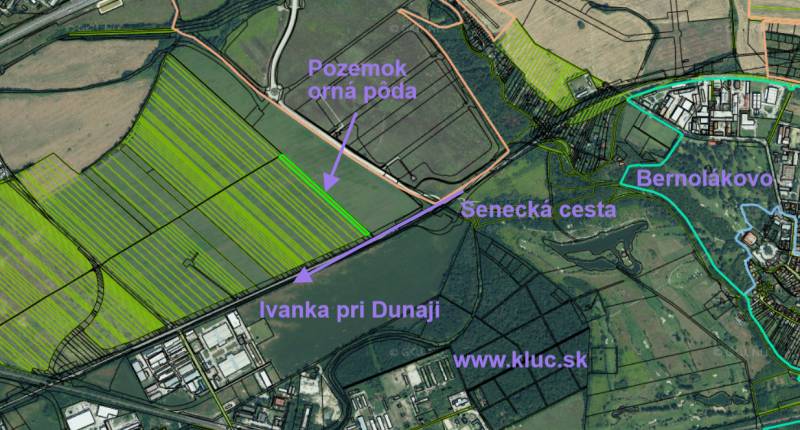 Sale Agrarian and forest land, Agrarian and forest land, Senecká cesta