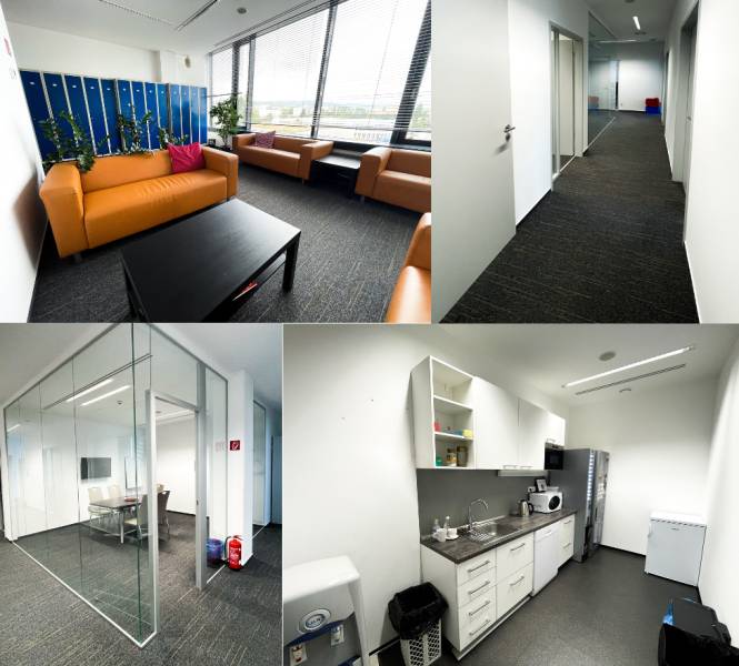 Modern offices spaces in a new office building (106m2, 508m2)