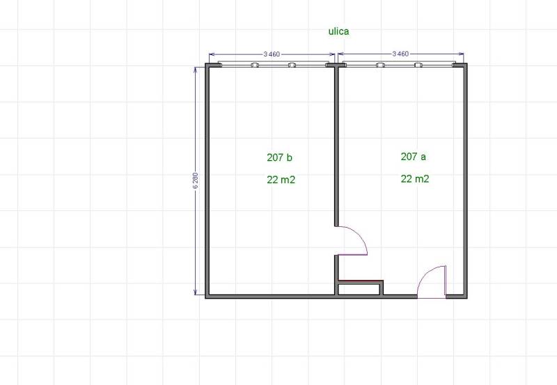 Office spaces in the city center with excellent accessibility 28-95m2