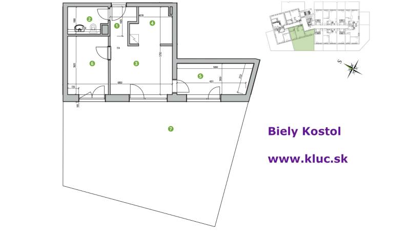 Rent Two bedroom apartment, Two bedroom apartment, Hlavná, Trnava, Slo