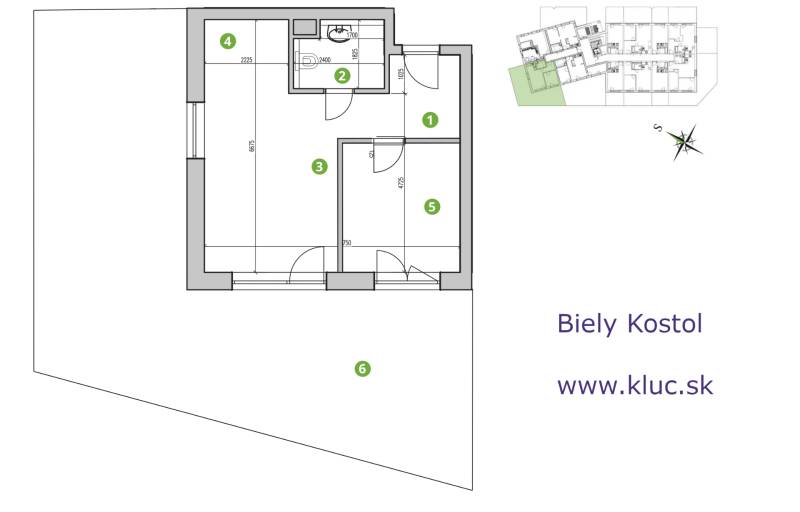 Rent One bedroom apartment, One bedroom apartment, Hlavná, Trnava, Slo