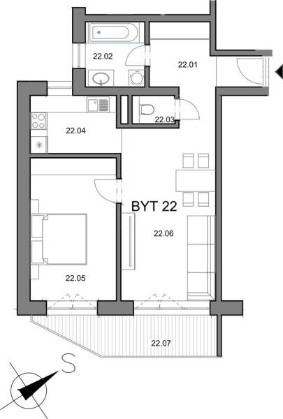 Sale One bedroom apartment, One bedroom apartment, Piešťany, Slovakia