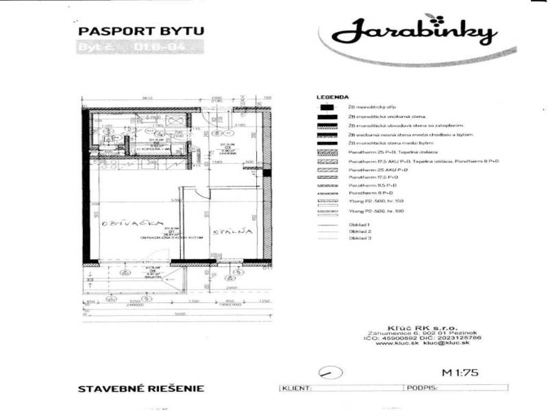 Rent One bedroom apartment, One bedroom apartment, Jarabinková, Bratis
