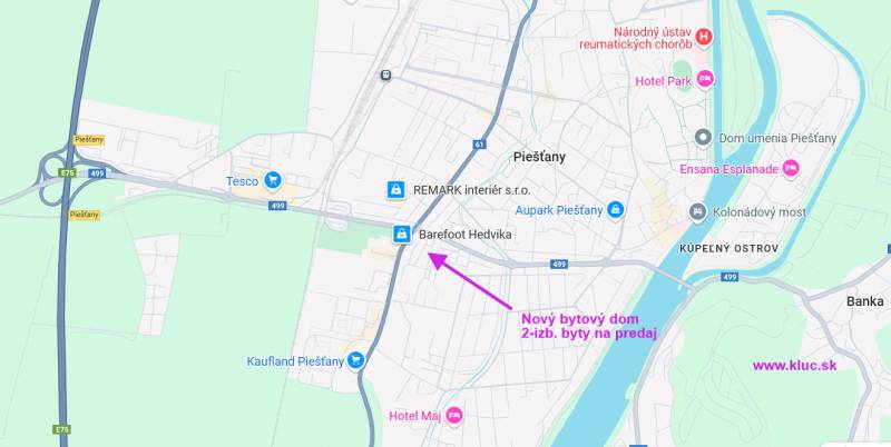 Sale One bedroom apartment, One bedroom apartment, Piešťany, Slovakia