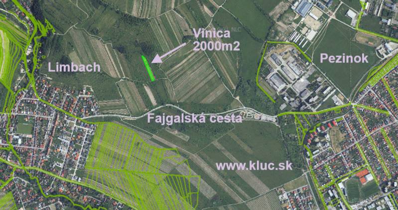 Sale Recreational land, Recreational land, Fajgalská cesta, Pezinok, S