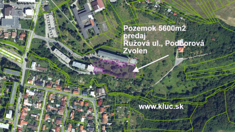 Sale Land – for living, Land – for living, Ružová, Zvolen, Slovakia